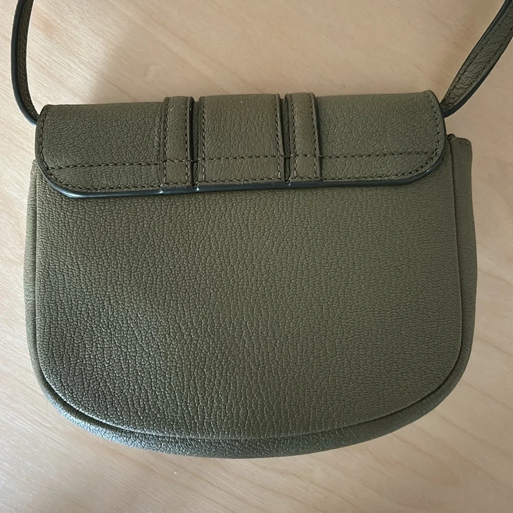 See By Chloe Olive Green Leather Crossbody Bag - Picture 4 of 8